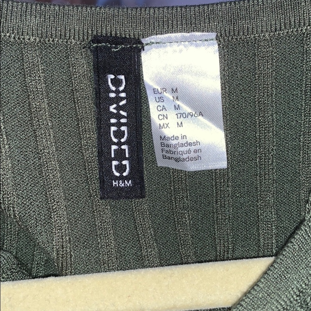 COPY - Divided Ribbed Halter Tank Top - Picture 4 of 4